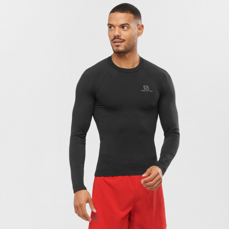 T-Shirt SALOMON EXO MOTION LS TEE Noir AH 2021