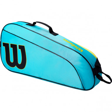 Sac WILSON JUNIOR RACKETBAG Bleu / Jaune 2022