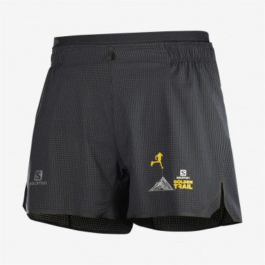 Short Running SALOMON Homme SENSE AERO 4 SHORT Noir / Blanc PE 2021