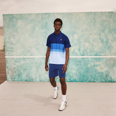 Polo LACOSTE Homme SPORT Regular Blanc / Vert /...