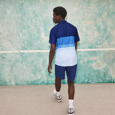 Polo LACOSTE Homme SPORT Regular Blanc / Vert /...