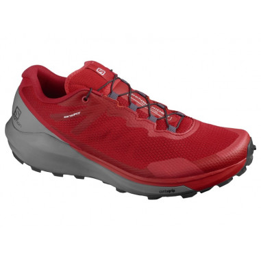 Chaussures Running SALOMON Homme Sense Ride 3 Rouge / Gris AH 2020
