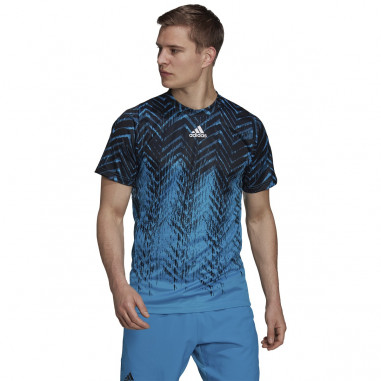 T-Shirt ADIDAS Homme FLIFT TEE PB Bleu / Noir...