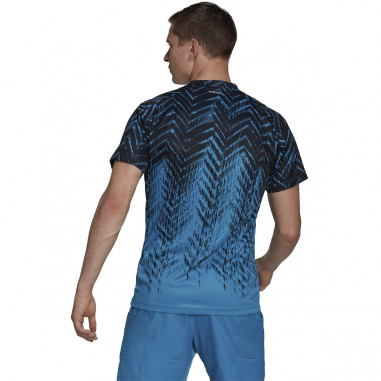 T-Shirt ADIDAS Homme FLIFT TEE PB Bleu / Noir...