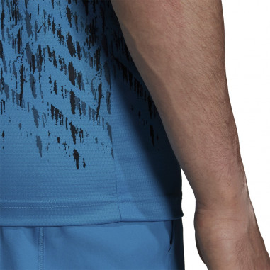 T-Shirt ADIDAS Homme FLIFT TEE PB Bleu / Noir...