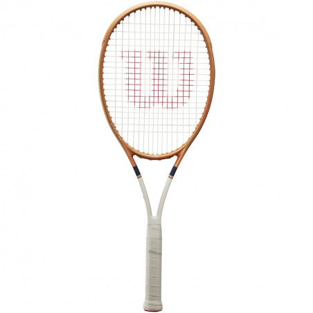 Raquette WILSON Blade 98 16X19 V7.0 Roland Garros LTD Ocre / Gris (305 g) 2021