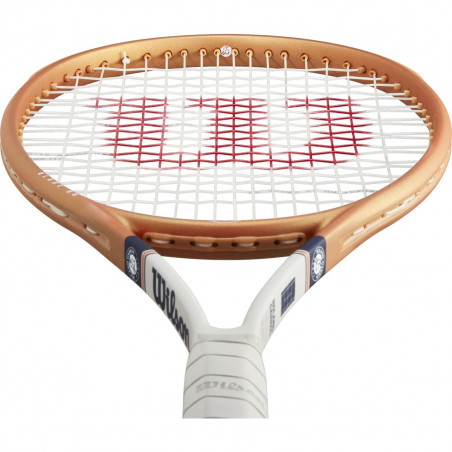 Raquette WILSON Blade 98 16X19 V7.0 Roland Garros LTD Ocre / Gris (305 g) 2021