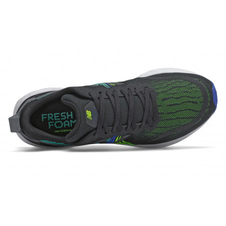 Chaussures Running NEW BALANCE Homme Fresh Foam TEMPO Gris / Fluo AH 2020