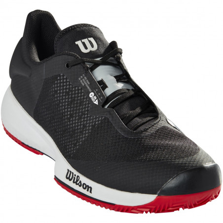 Chaussures WILSON Homme KAOS SWIFT CLAY 3.0 Noir / Rouge PE 2021