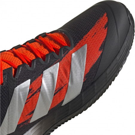 Chaussures ADIDAS Homme ADIZERO UBERSONIC 4 Terre Battue Noir / Rouge AH 2021