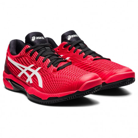 Chaussures ASICS Homme SOLUTION SPEED FF2 CLAY Rouge / Noir AH 2021