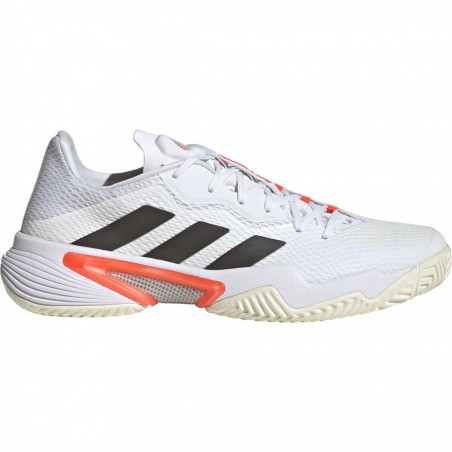 Chaussures ADIDAS Homme BARRICADE Toutes Surfaces Blanc / Ecru / Fushia AH 2021
