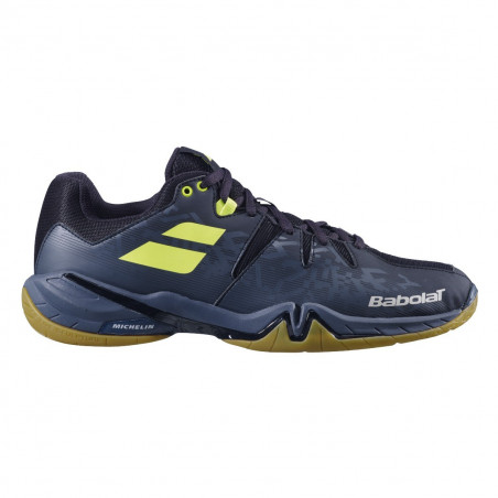 Chaussures BABOLAT Homme Shadow Spirit  Indoor Noir / Jaune PE 2020