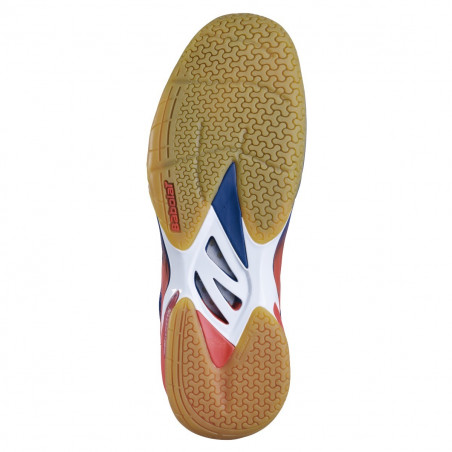 Chaussures BABOLAT Homme Indoor Shadow Tour Estate Blue / Ornage PE 2020