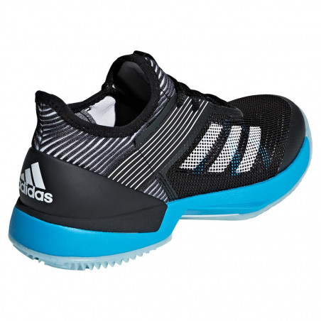 Chaussures ADIDAS Femme Adizero Ubersonic 3w Clay Noir/ Bleu Océan PE 2019