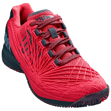 Chaussures WILSON Femme Kaos 2.0 Terre Battue Rose / Anthracite PE 2019