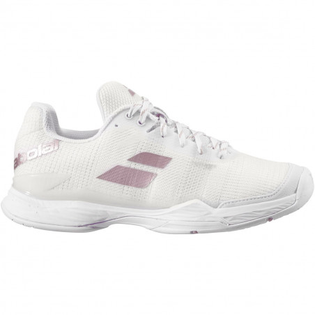 Chaussures BABOLAT Femme Jet Mach II Toutes Surfaces Blanc / Rose PE 2020