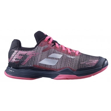 Chaussures BABOLAT Femme Jet Mach II Terre Battue Noir / Rose PE 2019
