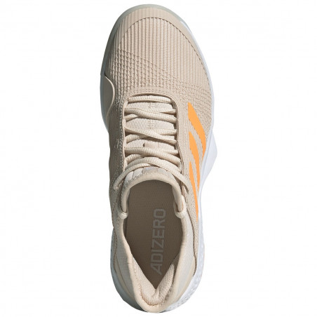 Chaussures ADIDAS Femme Adizero Club Toutes Surfaces Beige / Orange AH 2019
