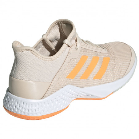 Chaussures ADIDAS Femme Adizero Club Toutes Surfaces Beige / Orange AH 2019