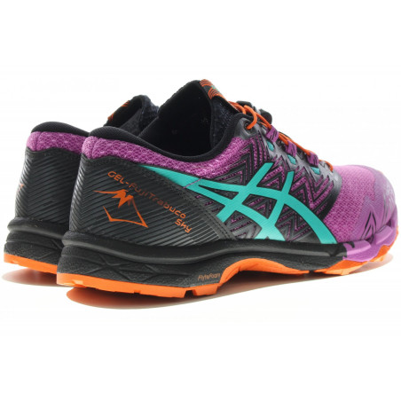 Chaussures Running ASICS Femme GEL-FUJITRABUCO SKY Violet / Vert PE 2021