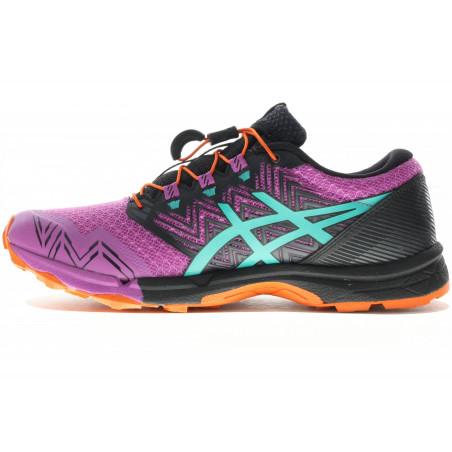 Chaussures Running ASICS Femme GEL-FUJITRABUCO SKY Violet / Vert PE 2021