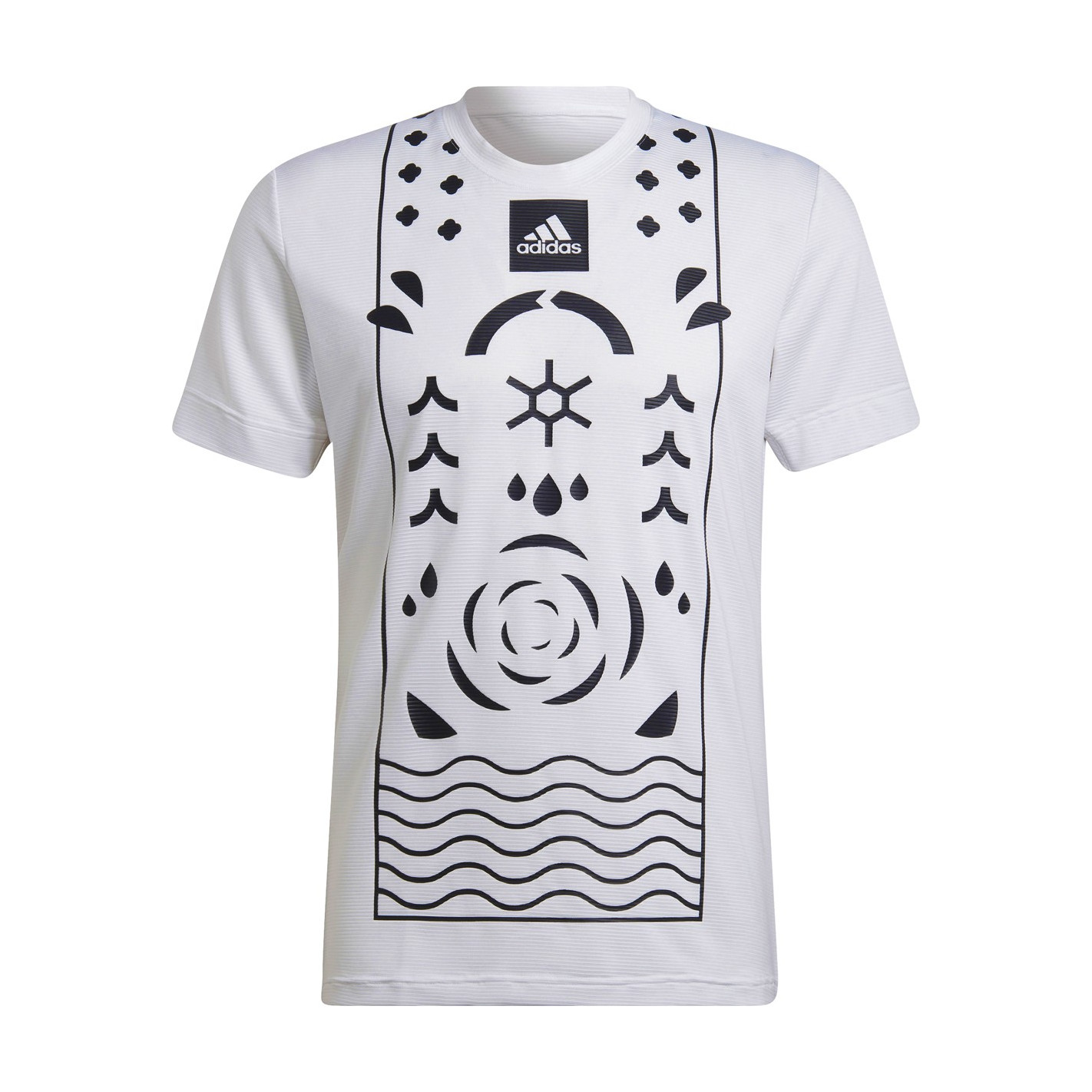 T-Shirt ADIDAS Homme PARIS FREELIFT TEE Blanc / Noir PE 2022