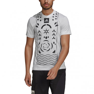 T-shirt Noir Adidas - Homme