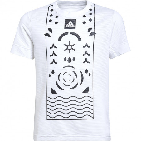 T-Shirt ADIDAS Garçon Q2 TEE Blanc PE 2022