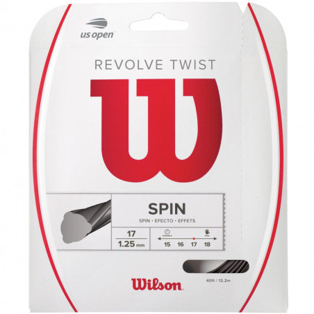Cordage WILSON Revolve TWIST Noir 17 / 1.25mm (12m)