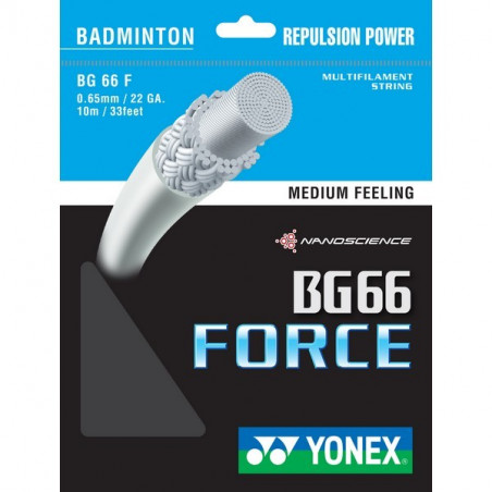 Cordage Badminton YONEX BG 66 ULTIMAX Blanc 0.65mm (10m)