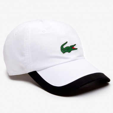 Casquette LACOSTE SPORT Blanc / Noir / Vert PE 2022