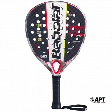 Raquette Padel BABOLAT TECHNICAL VIPER APT Blanc / Noir / Rouge (365 g) 2021