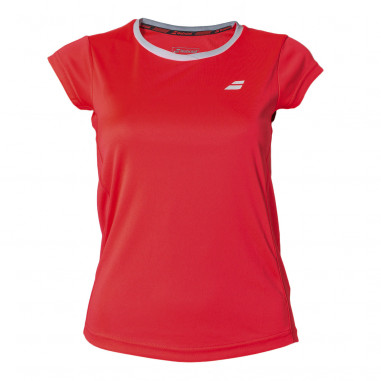 T-Shirt BABOLAT Femme Core Flag Club Tee W Rouge 2018