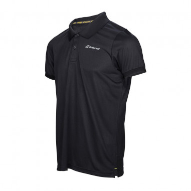 Polo BABOLAT Homme Core Club Men Noir / Jaune PE 2019