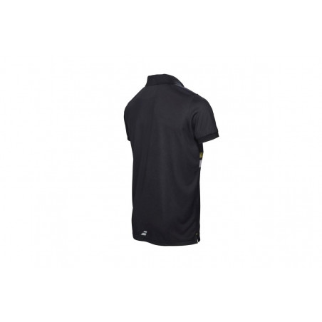 Polo BABOLAT Homme Core Club Men Noir / Jaune PE 2019