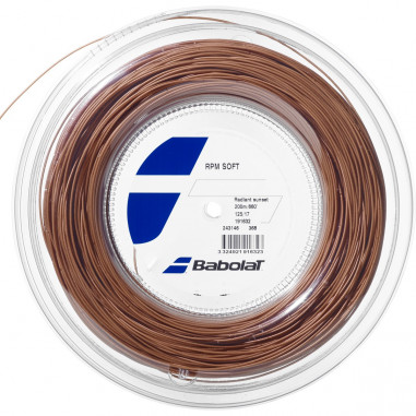Bobine BABOLAT RPM SOFT Brun Electrique 1.25mm 17 (200 m)