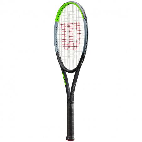 Raquette WILSON Blade 98 16X19 V7.0 Noir / Gris / Vert (305 g) 2019