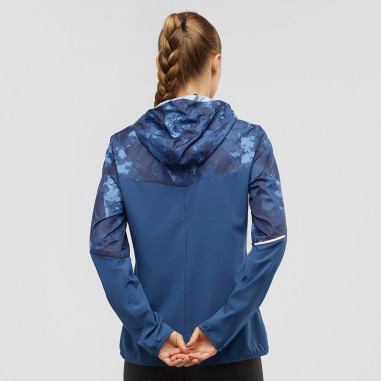 Veste Running SALOMON Femme Agile FZ Hoodie W...