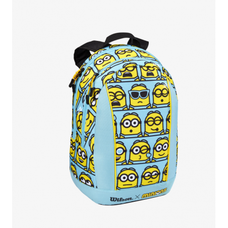Sac à dos WILSON MINIONS 2.0 TOUR JR BACKPACK Bleu / Jaune PE 2022
