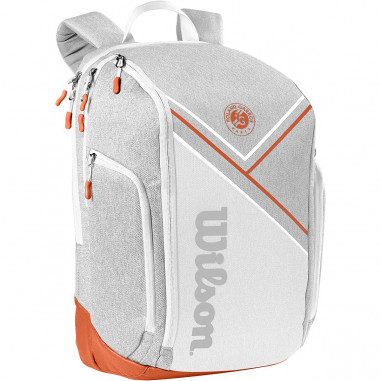 Sac à dos WILSON SUPER TOUR BACKPACK RG Gris / Blanc / Marron PE 2022