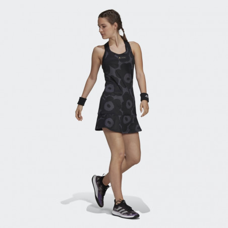 Robe ADIDAS Femme avec Shorty MKO Y-DRESS Carbon / Noir AH 2021