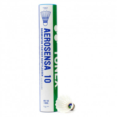 Boite de 12 Volants Plumes Badminton YONEX AEROSENSA 10