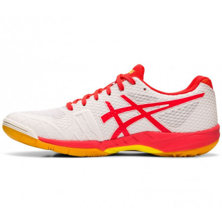 Chaussures ASICS Femme Indoor Gel-Blade 7 Blanc / Corail AH 2019