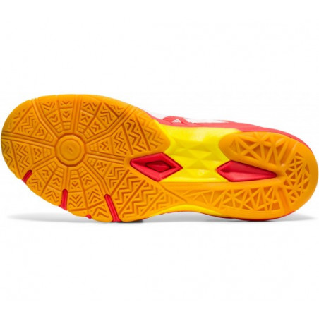 Chaussures ASICS Femme Gel-Blade 7 Indoor Blanc / Corail AH 2019