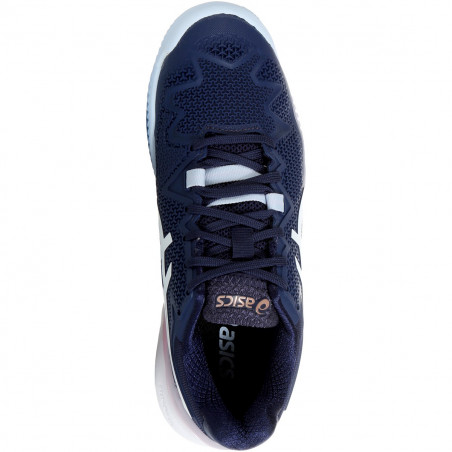 Chaussures ASICS Femme Gel-Resolution 8 Clay Marine / Rose PE 2020
