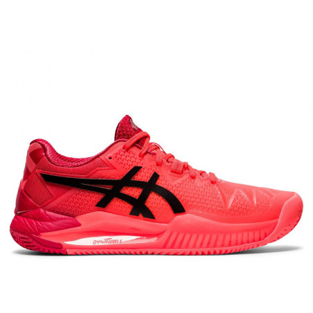 Chaussures ASICS Femme Gel-Resolution 8 Terre Battue TOKYO Orange / Noir AH 2020