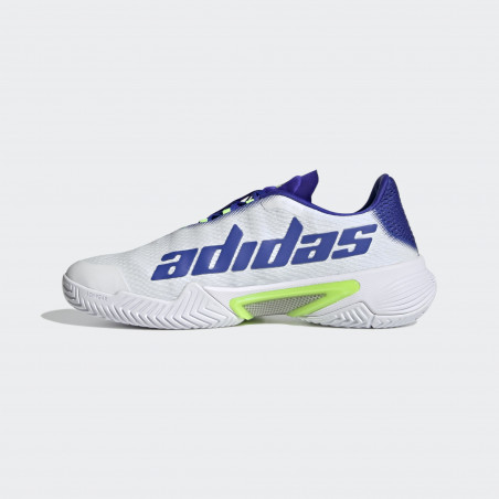 Chaussures ADIDAS Homme BARRICADE Blanc / Vert / Bleu AH 2021