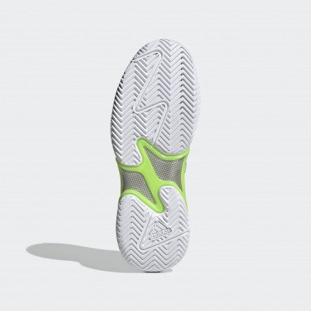 Chaussures ADIDAS Homme BARRICADE Toutes Surfaces Blanc / Vert / Bleu AH 2021