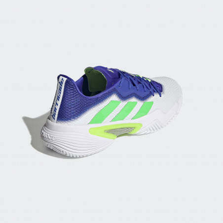 Chaussures ADIDAS Homme BARRICADE Toutes Surfaces Blanc / Vert / Bleu AH 2021